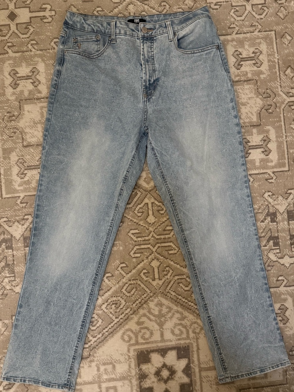 Frye Light Blue Straight-Leg Women’s Jeans